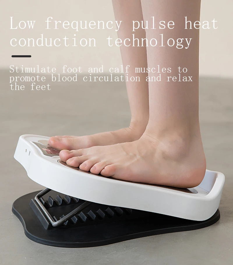 220v Smart Foot Massager Machine LED Display Electric Foot Massager Shape Charming Curves for Plantar Fasciitis