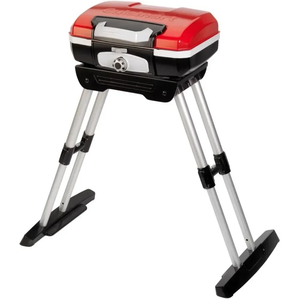 sale Portable Gas Grill Red 5,500 BTU BURNER USE AS A FREESTANDING OR TABLETOP GRILL FAST AND