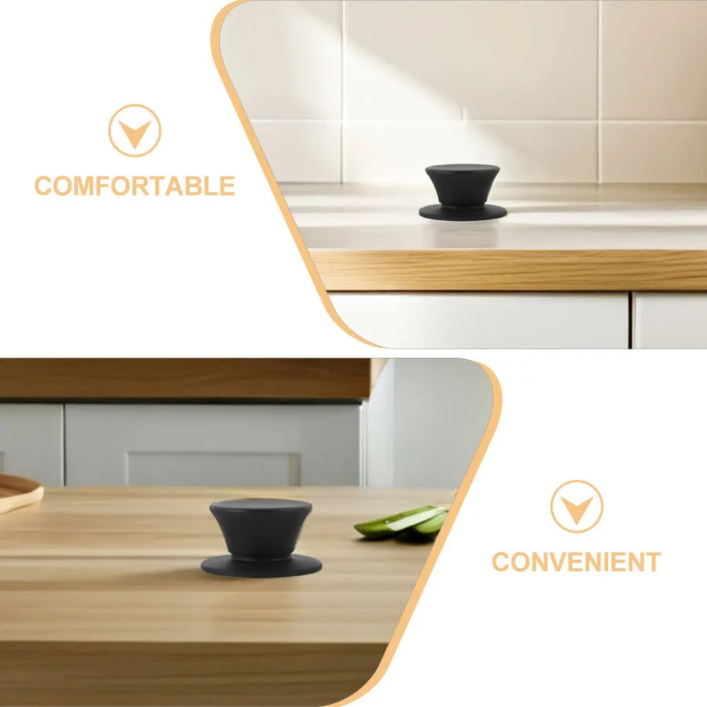 2Pcs Universal Pot Lid Knobs Silicone Heat Resistant Non Slip Handles Replacement for Pan Cookware Lid Cover Cookware Cover