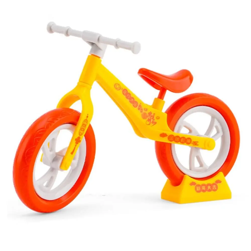 Kinder Puzzel Speelgoed Geassembleerd Fiets Speelgoed Model Glijdende Beweegbare Mini Fiets Plastic Speelgoed Onderwijs Handgemaakte Balans Auto Speelgoed