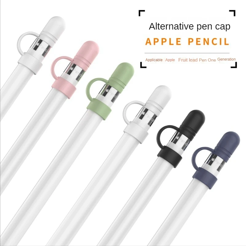 Apple用ソフトプロテクションケース,交換用ペンキャップ,シリコンホルダー,ペンホルダー,保護スリーブ,アクセサリー,3個