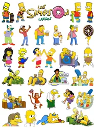 The Simpsons Clothing patches DIY Iron-on transfers for clothing kids gifts Free shipping