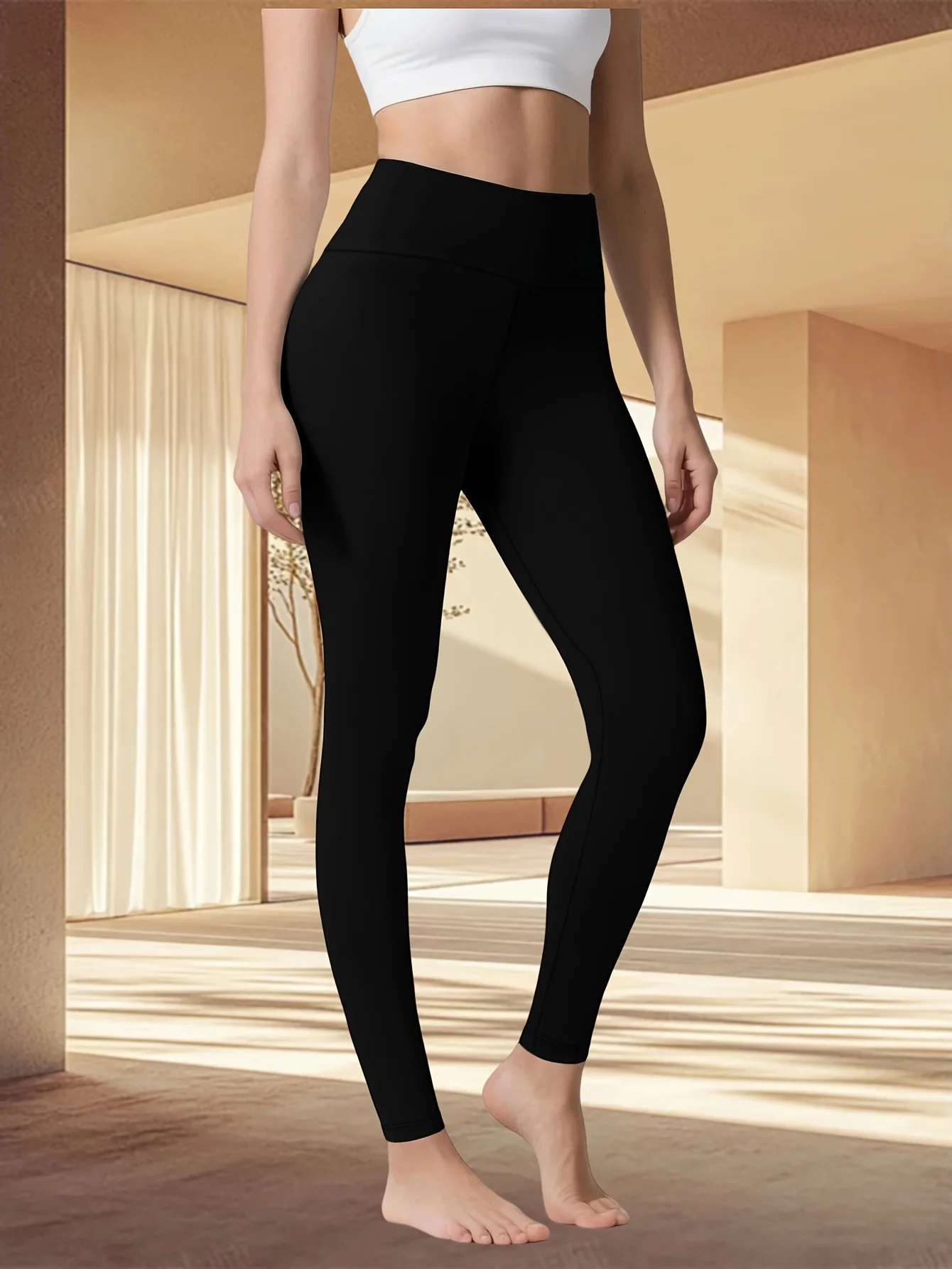 Women High Waist Butt Lifting Bell Bottoms Compression Fit Comfortable Flare Pants Casual Bootcut Trousers For Daily Wear