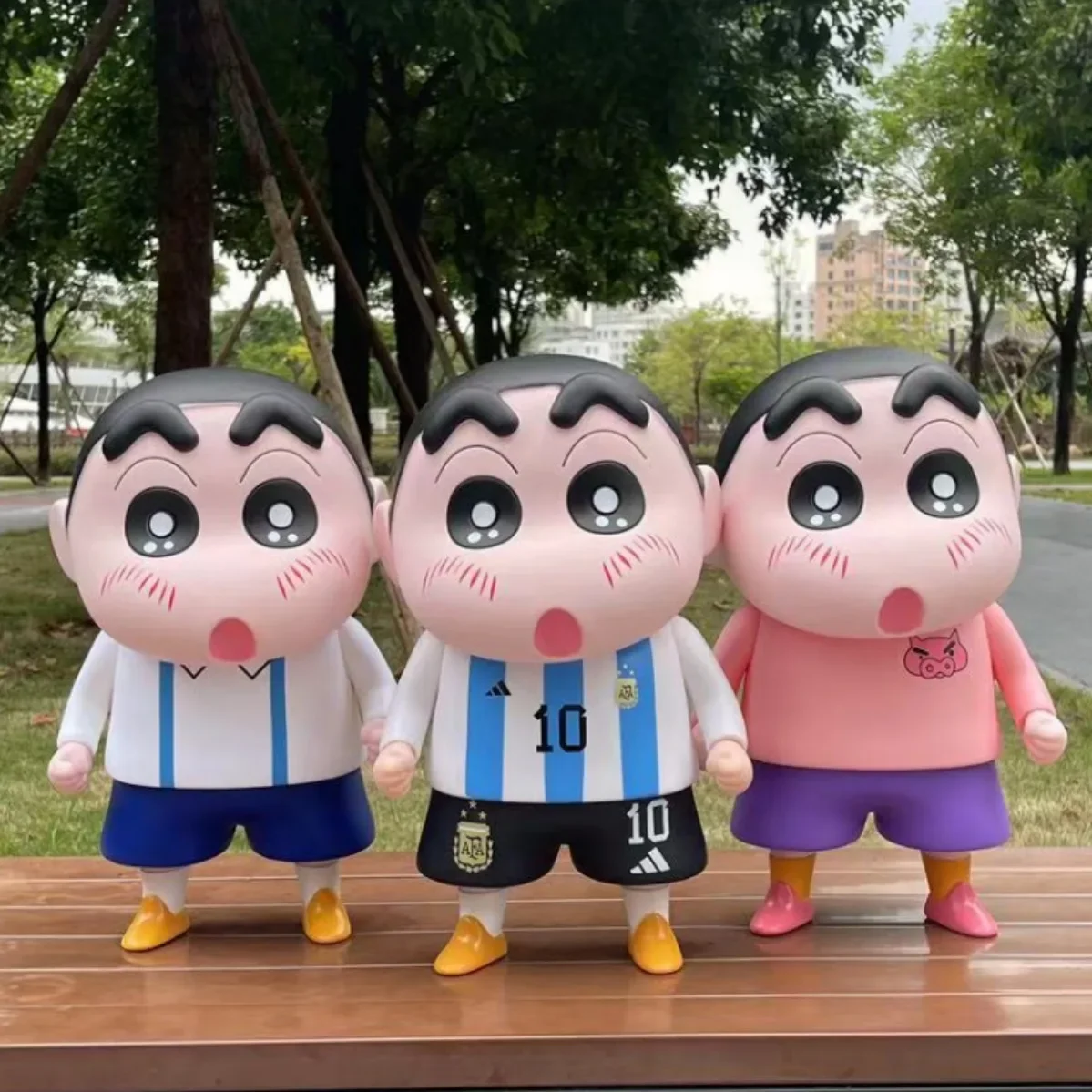 

42cm Crayon Shin-Chan Figures Peripheral Series Model Car Ornament Doll Collection Decoration Anime Limited Birthday Xmas Gifts