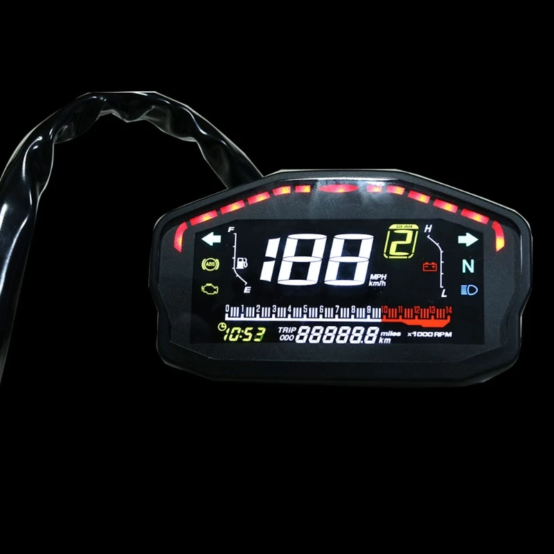 

Portable Water Temperature Display Panel Digital Speedometer Used for Motorcycle