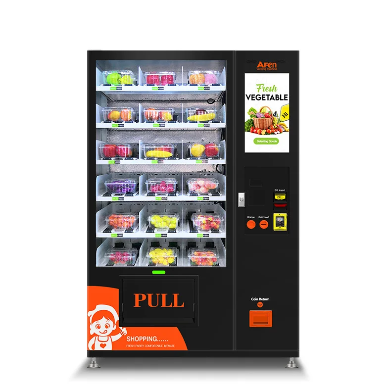 24-Hour Self-Service Fresh Vending Machine Elevator Vending Machine With Refrigeration