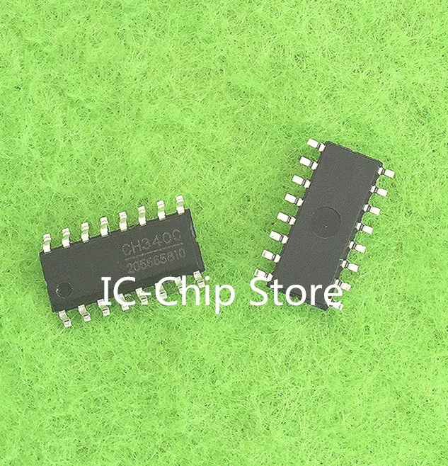 CH340C SOP16 CH340C Original, Novo, 10 Unidades para 500 Unidades por Lote