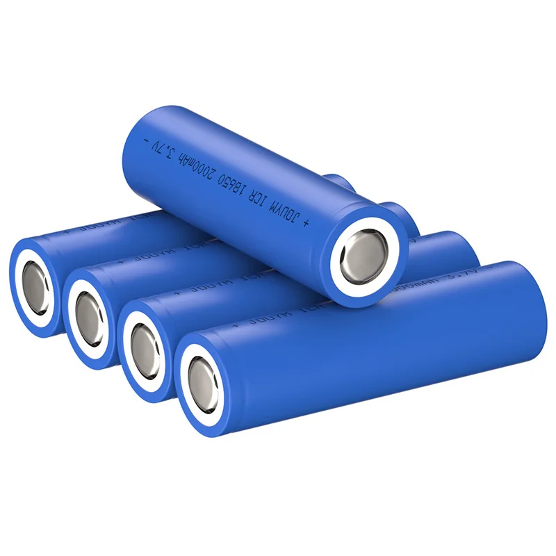Batterie au lithium aste, cellule 18650 V, 2000mAh, ICR18650, 3.7