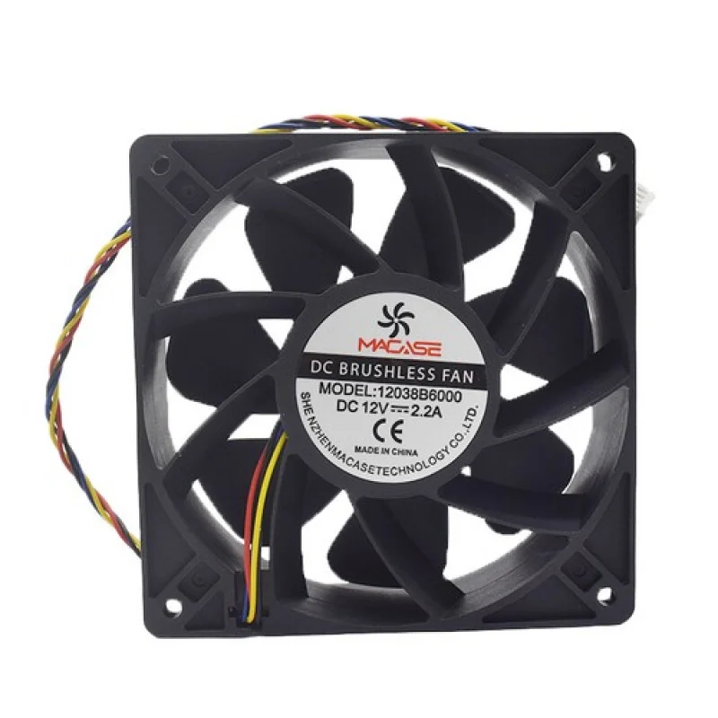 

L CPU Cases Silent Cooling Fan 12038B6000 120*120*38MM 12V 2.2A