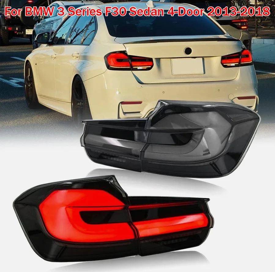 

2pcs LED Tail Lights For BMW 3 Series F30 320i 330i 340i Sedan 4-Door 2013-2018 Turn Signal Lamp Brake Light Car Accessories