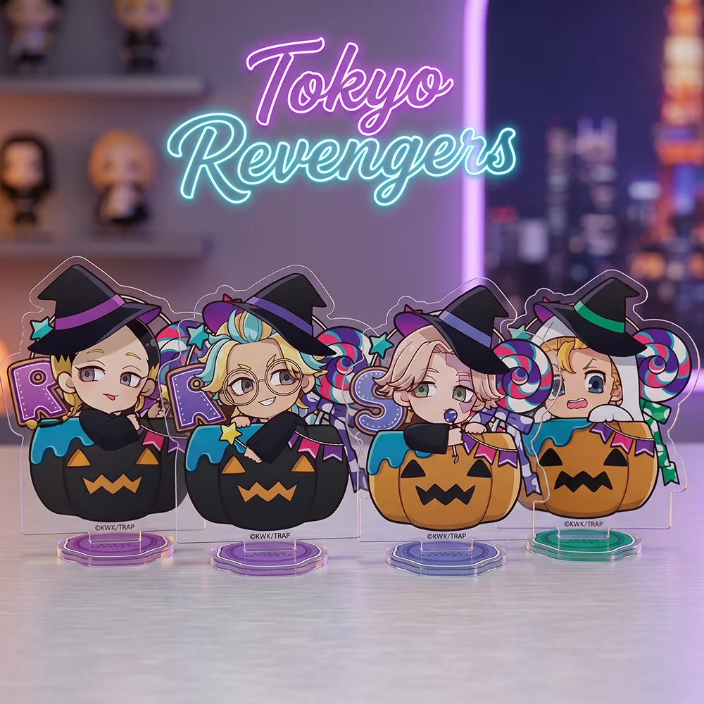 Tokyo Revengers Pumpkin Halloween Hanagaki Sano Manjiro 10CM Acrylic Stand Keychain 2026 New Anime Stand Decor Desktop Display