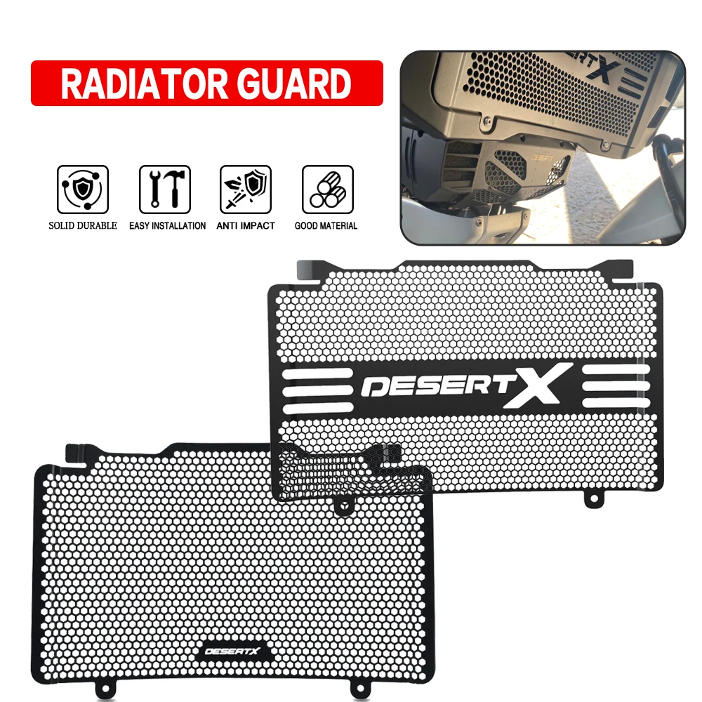 

For Ducati DesertX DesertX Rally 2024-2025 CNC Aluminum Motorcycle Accessories Radiator Protection Grille Guard Protector Cover