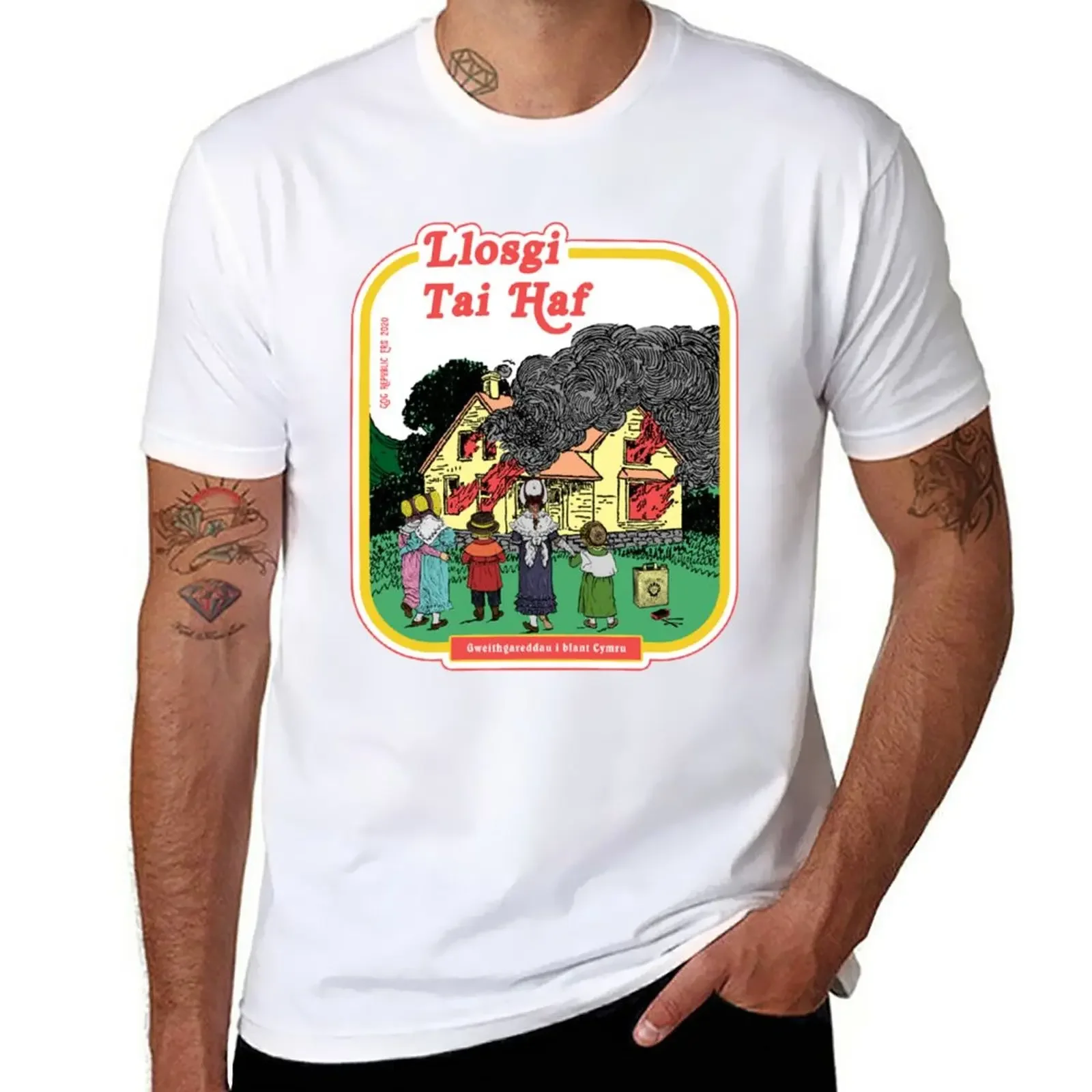 New Llosgi Tai Haf (Plant Cymru) T-Shirt oversized t shirt plain t-shirt cute tops mens big and tall t shirts