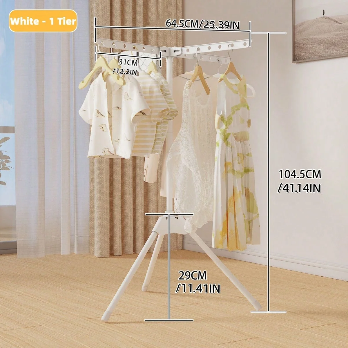 床置き式物干しラック、寝室用、家庭用衣類ハンガー、バルコニー - Coat Rack Standing のレビューと価格