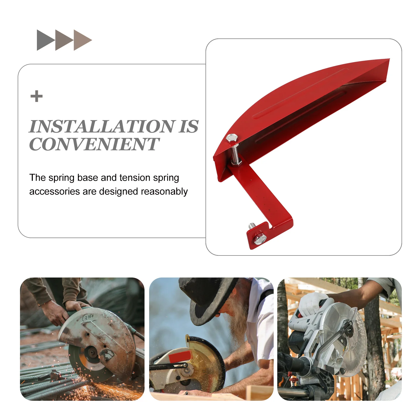 

Table Saw Guard Red Alloy Cover Protective Blade Protector Dust Cover Safety Shield Table Saw Power Tool Accessories Woodworking