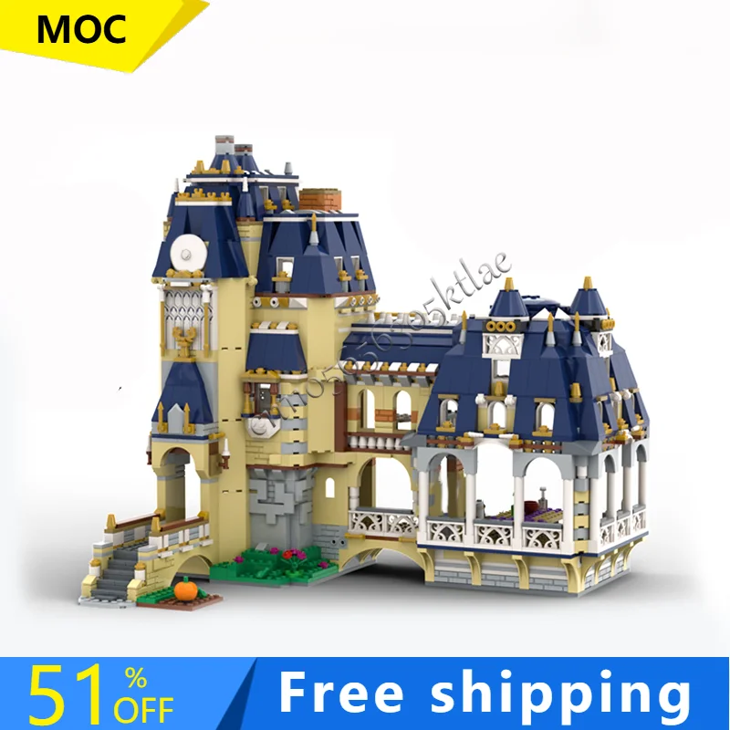 

1398PCS MOC Modern City Street View Garden Manor Building Model DIY Custom Puzzle Technology Creative Assembly Kids Toys Gifts