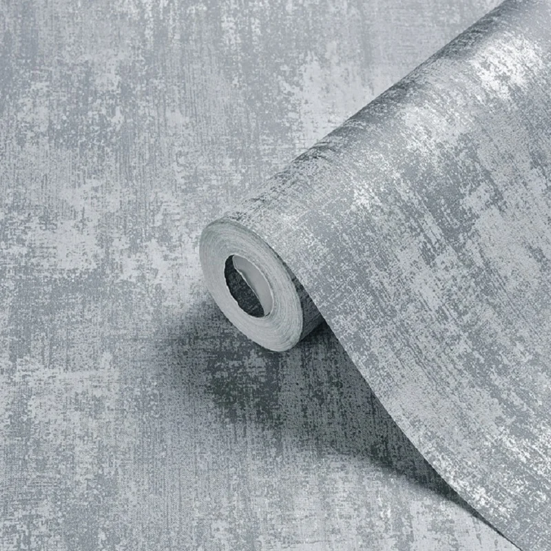 Imagem -06 - Papel de Parede Metálico Industrial Retro Non-woven Cimento Textura Concreta Rolo de Papel de Parede Sala de Estar Quarto Loja Decoração