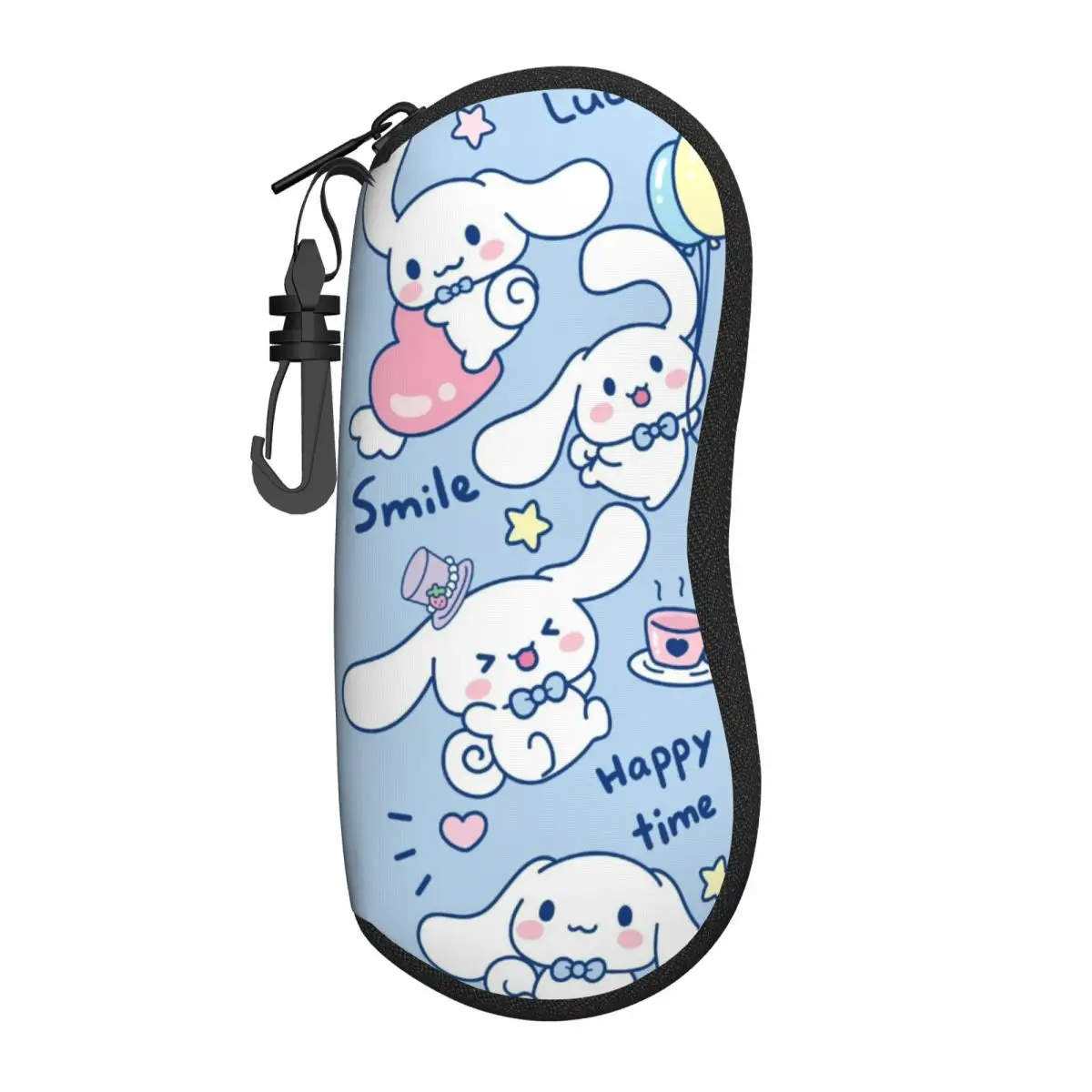 

Custom Cinnamoroll Cartoon Sunglasses Soft Case Neoprene Zipper Shell Eyeglass Case Custom Protective Box For Glasses