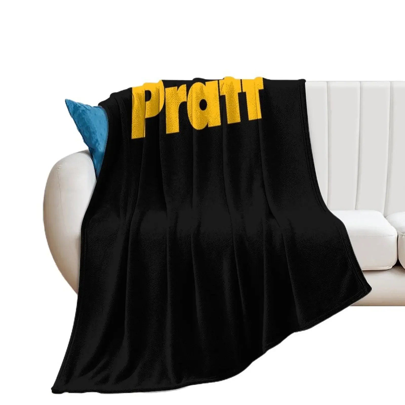 BEST SELLER - Pratt Institute Logo Merchandise Essential Throw Blanket bed plaid Soft Plaid sofa bed Thins Blankets