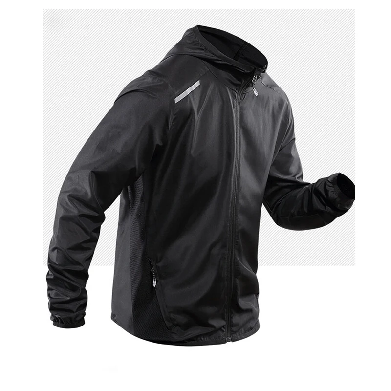 

Spring Summer Men's Ultra Light Hiking Jackets Men Suncreen Breathable Hooded Coats Men Quick Dry Sports Waterproof Jackets