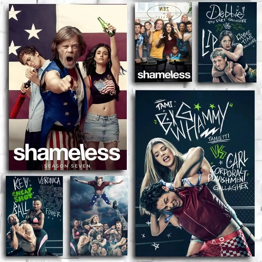 Movie S-Shameless Poster Art Print Anime Style Home Decor Ideal Gift Perfect Room Decor