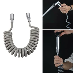 Manguera Flexible de ducha de 1,5 M/ 2M, extensión Universal, pulverizador de mano, Conector de tubo de resorte, accesorios para bidé