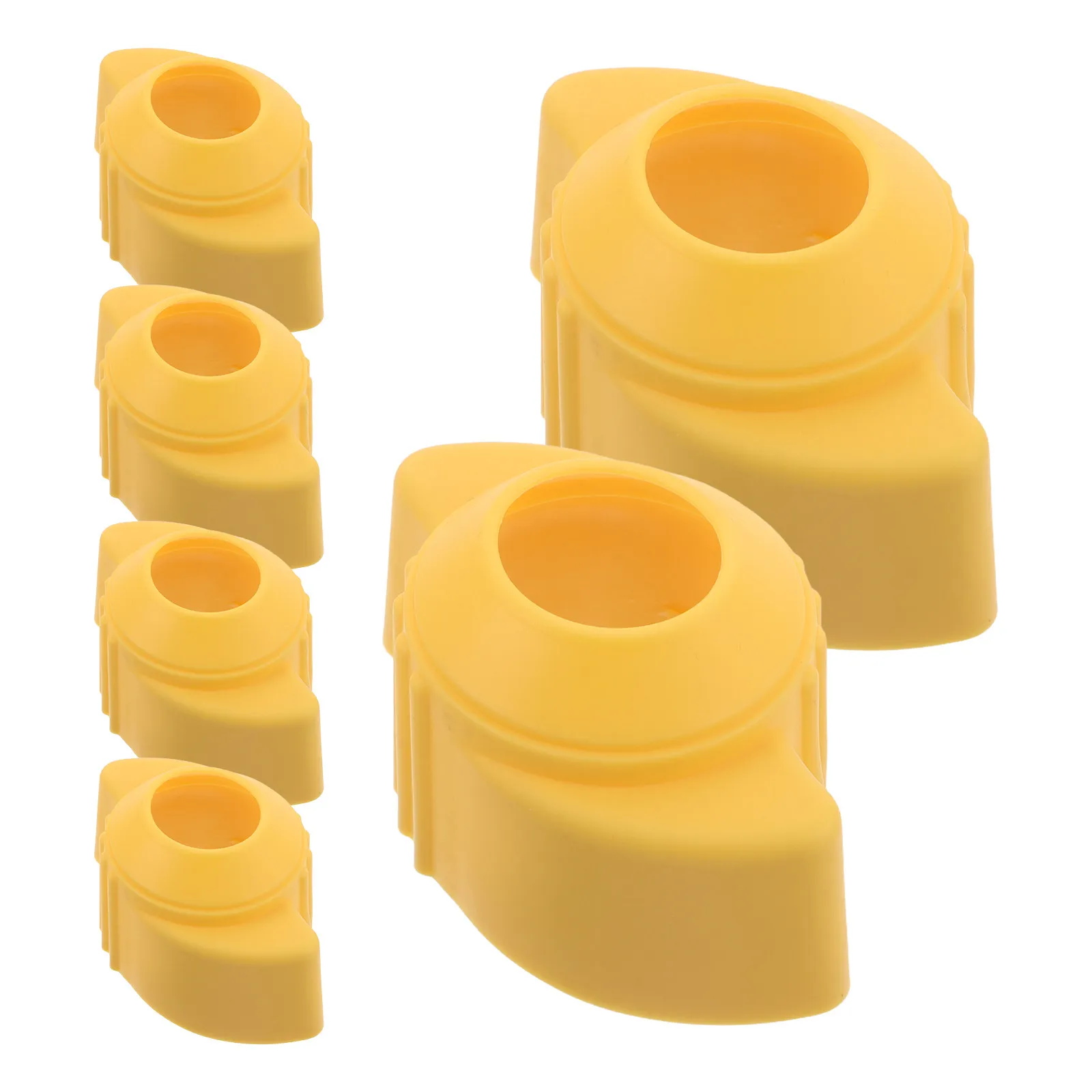 

6Pcs Door Handle Covers Anti-Static Child Proof Safety Locks Soft Round Knob Protectors for Home Use