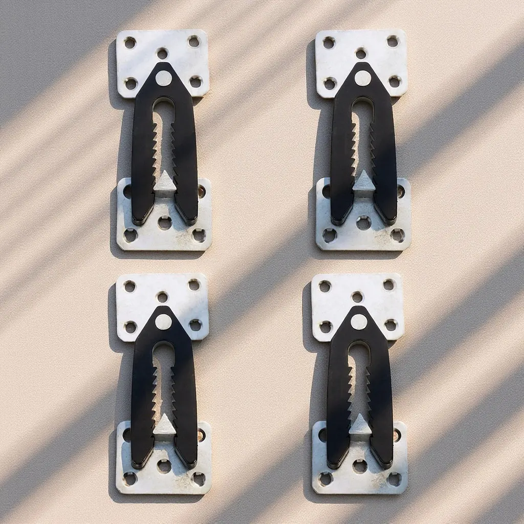 4Pcs Sectional Couch Connector Heavy Duty Sofa Joint Snap for Modular Furniture Easy Install Adjustable Stability Support