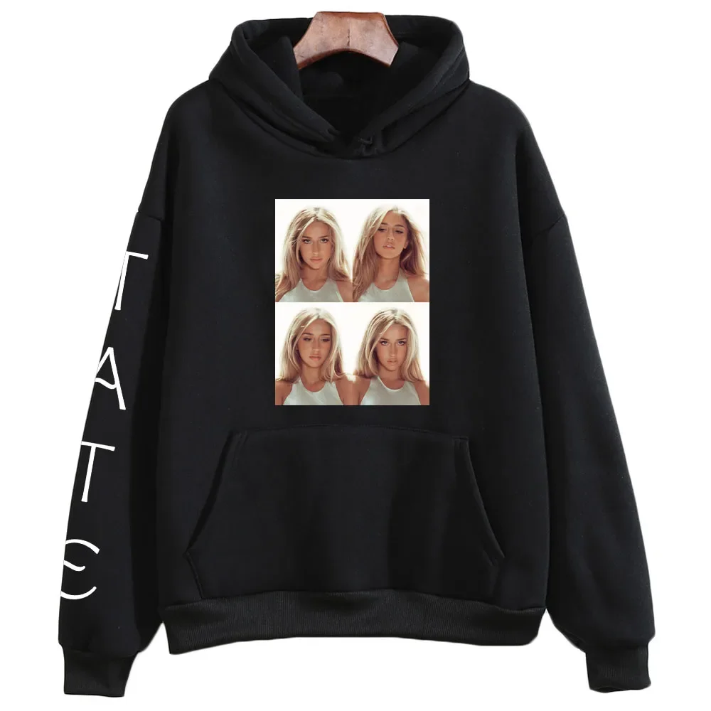 Tate McRae Mind Pullover Hoodie Fashion Casual Hoodies Men Women Long Sleeve Hooded Sweatshirts Streetwear Pullover Trendy Tops