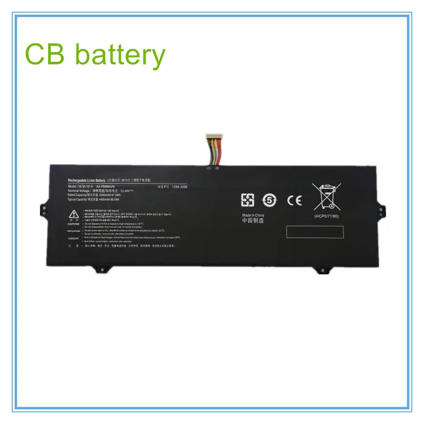 15.44V 68Wh AA-PBMN4VN  BA43-00398 Battery For Pro 360 15 Inch Galaxy Book Pro NP950XDB Laptop battery