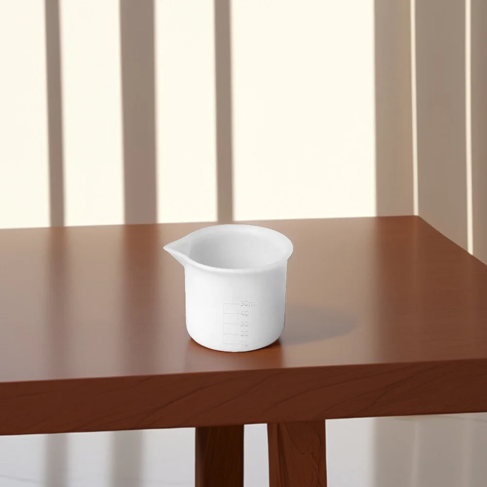 

3Pcs Clear Graduated Silicone Measuring Cups 50ml Resin Epoxy Mixing Baking Reusable Flexible DIY Craft Silicone Sauce Cups