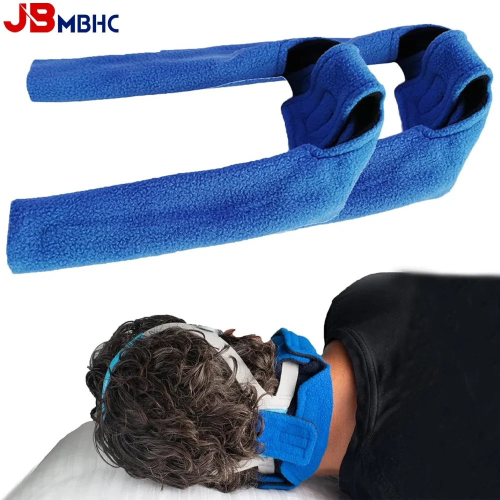 CPAP Neck Pad Headgear Strap Cover Universal Reusable Face CPAP Strap Cushion Soft APAP Mask Strap Cover Fits for CPAP Headgears