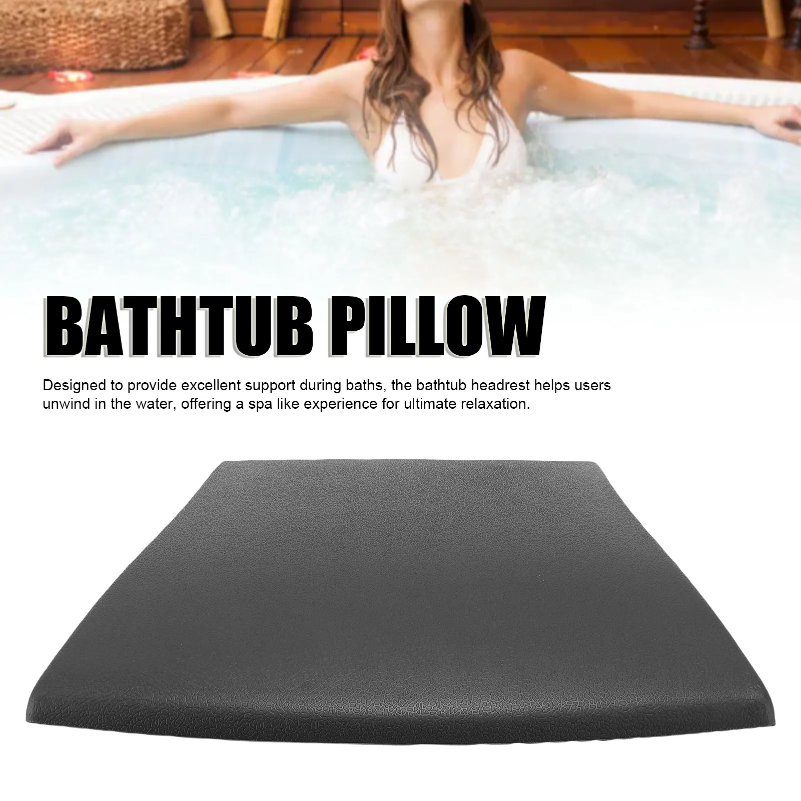 

Подушка для ванны SY-X20 с присосками, полиуретановая, противоскользящая, для спа-ванн, подголовник, подушка для дома, ванной комнаты, джакузи