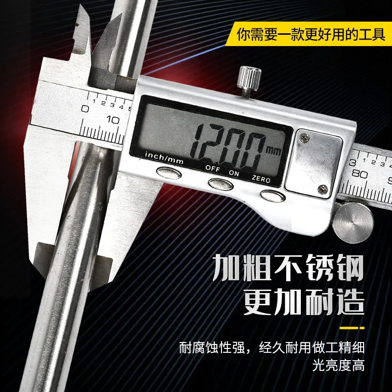 الفولاذ المقاوم للصدأ فتحة غطاء هوك الثقيلة رافع فتحة هوك أداة للمجاري والصرف شبكات آمنة وسهلة الوصول #3