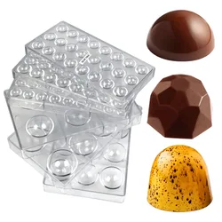 Chocolate Candy Mold Baking Polycarbonate Chocolate Molds Confectionery Bonbons Form Mould Kitchen Baking Pastry Bakery Tools