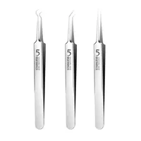 Tweezers German Ultra-fine Cell Pimples Blackhead Clip Tweezers Beauty Salon Special Scraping Closing Artifact Acne Needle Tool