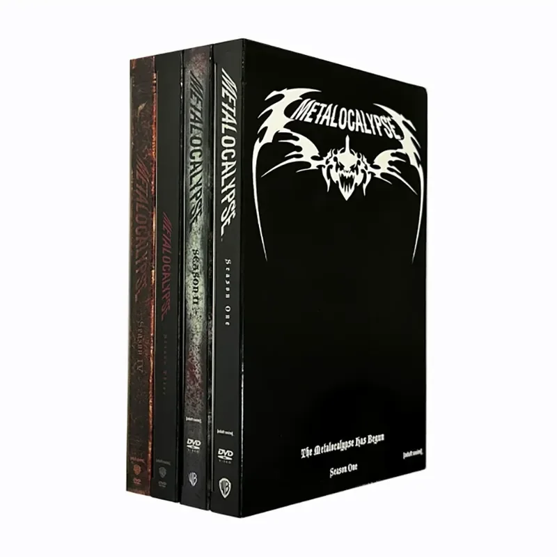Original American TV Series Metalocalypse Seasons 1 to 4 Complete 8 Disc DVD Set English Version