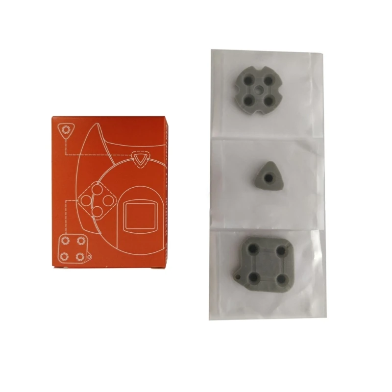 E9LB Silicone Nút Dành Cho Máy Bộ Điều Khiển Trò Chơi Dẫn Điện Cao Su Dán Miếng Lót Bàn Phím Nút Thay Thế