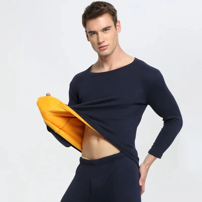 Men Thermal Underwear 2023 New Winter Women Long Johns Fleece Base Layer Sets keep Warm in cold Weather Size L to 6XL