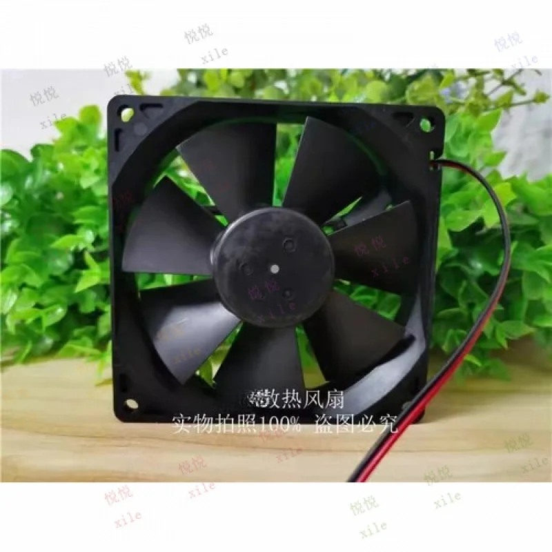 L+ for NIDEC TA350DC M33503-55 9025 DC12V 0.40A 9CM 2-Wire Silent Cooling Fan