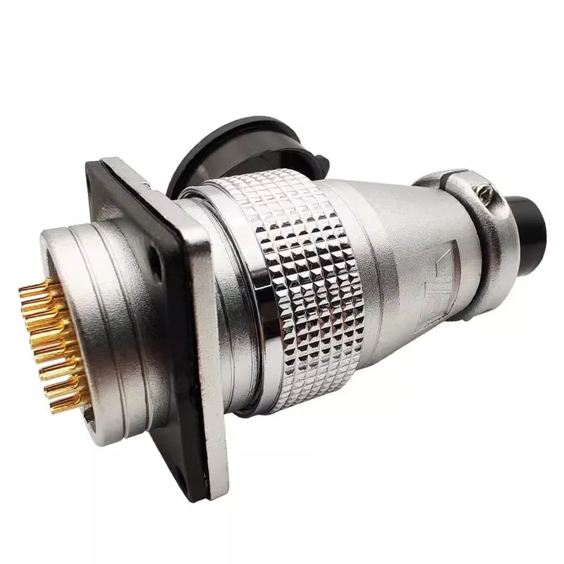 PLS28 P28 Aviation Connector 2-26 Pin, WS28 Male Female Plug Socket Circular Waterproof