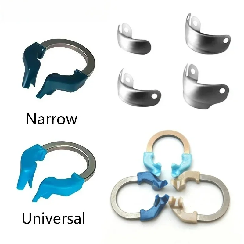 

Dental Matrix Clamp Profile NITI Matrix Clamp Ring Titanium Alloy High Temperature Resistant Dental Tool Metal Clamp Ring