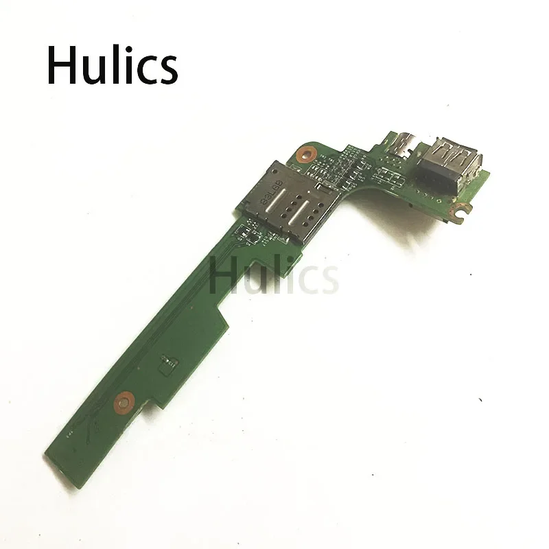 Hulics Used FOR DELL  Inspiron 1525 1526 Card Reader USB Video Port Board 48.4W007.021 07534-2