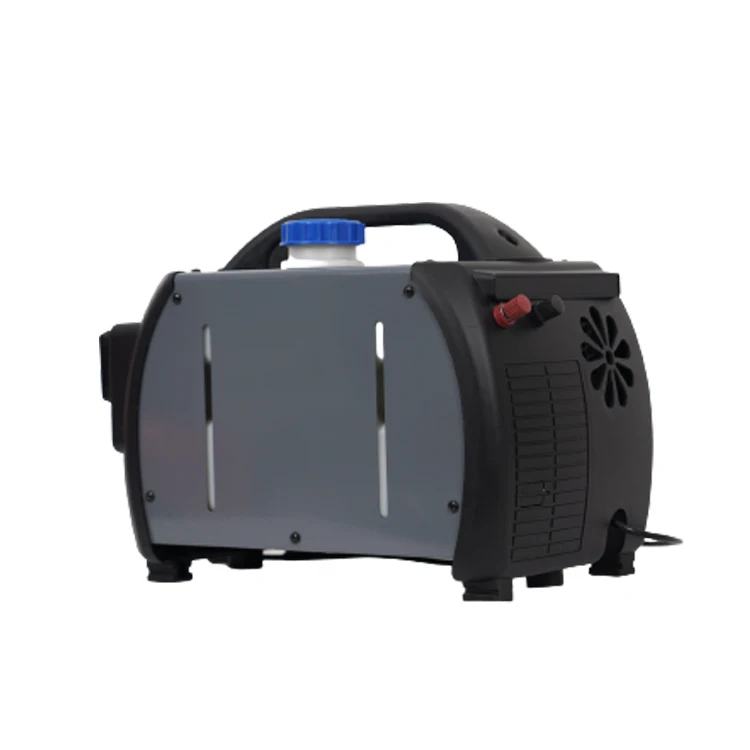 سخان ركن ديزل محمول جديد 2025 - سخان هواء متكامل 5 كيلو وات 12 فولت/24 فولت/220 فولت، تصميم رمادي شديد التحمل للشاحنات