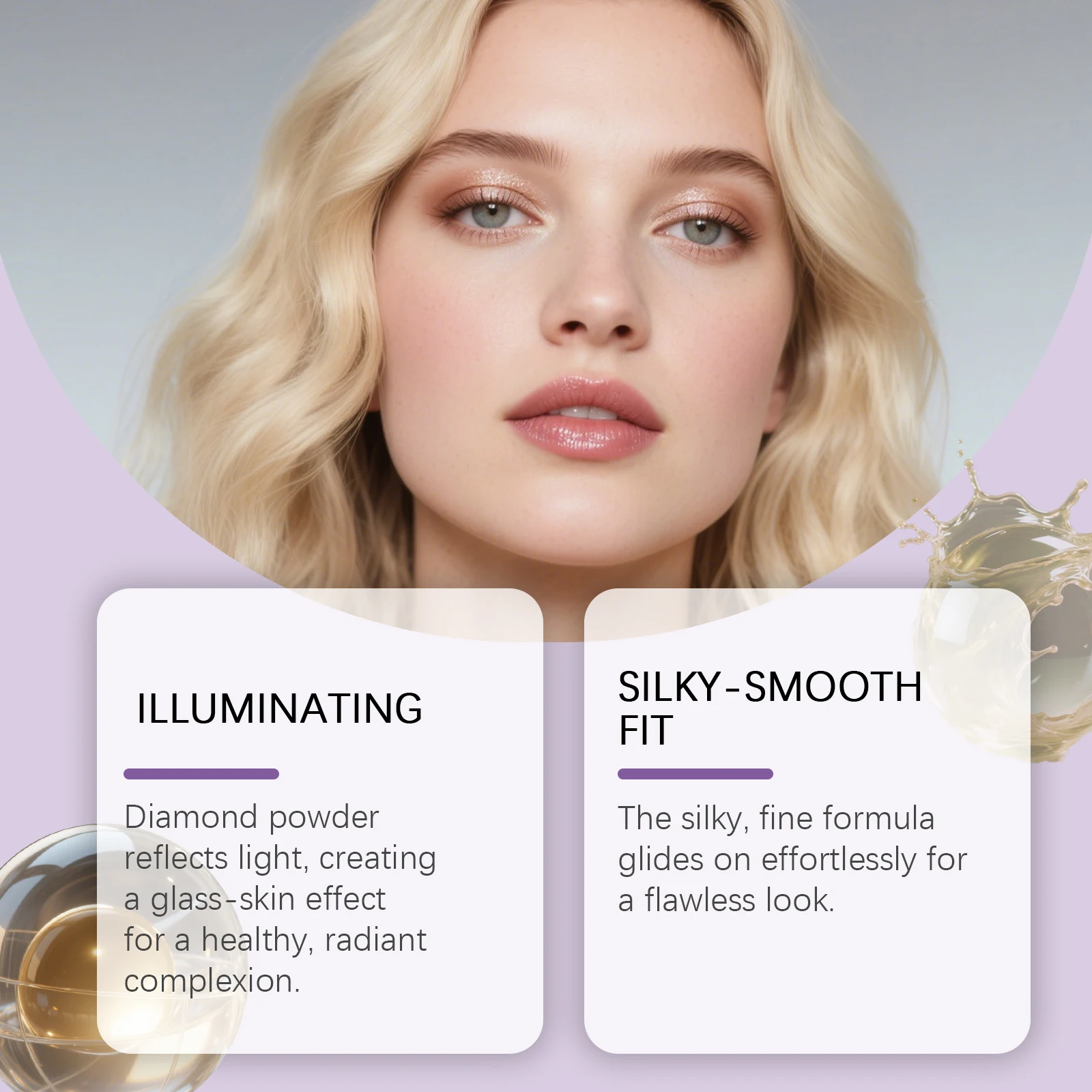 Zephoco Eye and Cheek Palette Highlighters Makeup Face Glowing Skin Glitter Professional Eye Shadow Palette Powder Blush Palette