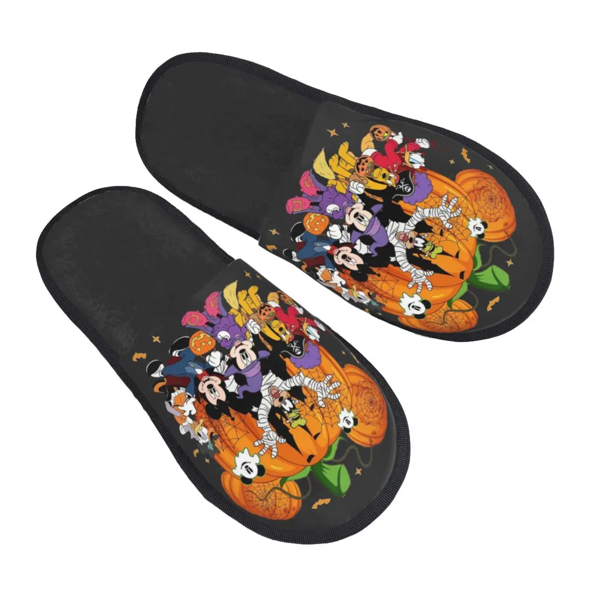 

Женские домашние тапочки с индивидуальным принтом Дональда Дака, уютные, теплые, с эффектом памяти, пушистые, для дома и улицы