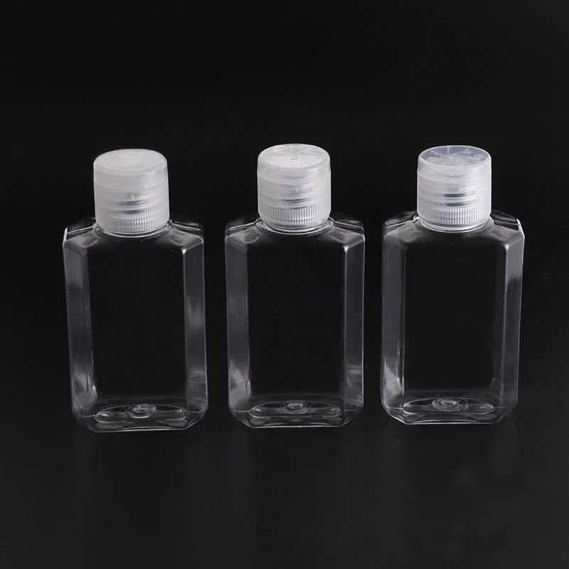 10/20/100Pc Transparent Hand Sanitizer Bottle with Flipping Cap for Liquid Soap Dispenser Lotion Shampoo Refillable Empty Bottle