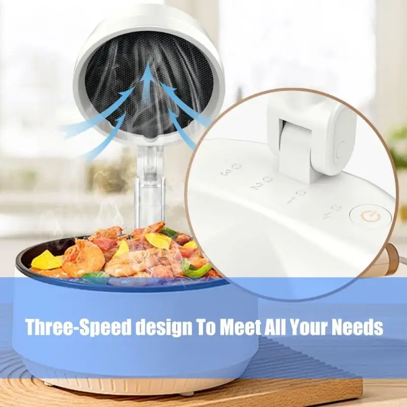 L43F Portable Desktop Hood Exhaust Fan for Indoor BBQ Kitchen Extractor Hood