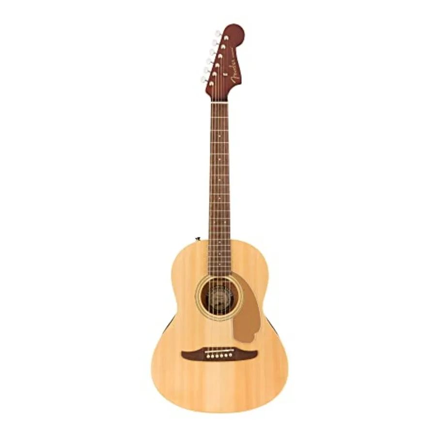 Mini guitarra acústica Sonoran con 2 años de garantía para entusiastas de la música portátiles Diapasón de palisandro con acabado natural Incluye Du