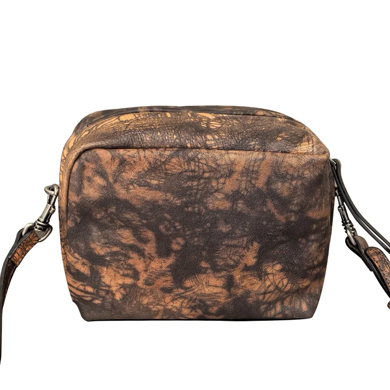 

Luxury Women Shoulder Bags Small square bag Crossbody Phone Purse Pack Soft genuine leather women pleated personality design